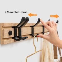2Pcs Bedroom Furniture Coat Rack Clothes Hanger Hooks