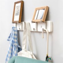 3/4/5 Hooks Creative Hook Wall Coat Rack