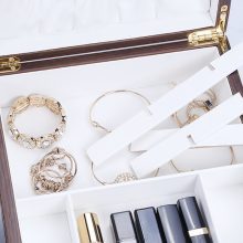 Wooden Jewelry Box Women with Lock