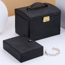 Jewelry Box Large Capacity Leather Storage Jewelry Box