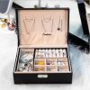 Large Jewelry Box Single/Double Dressing Chest Storage Box