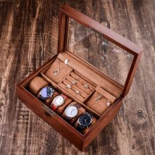 High-Grade Vintage Wood Jewelry Box