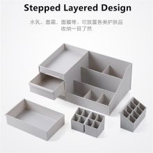 Plastic Makeup Organizer Multi-purpose Storage Box Jewelry