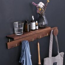 Wood Hanger Wall Hat Rack