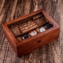 High-Grade Vintage Wood Jewelry Box