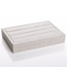 Cream-white Jewelry Finger Ring Display Tray