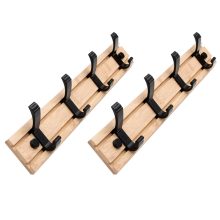 2Pcs Bedroom Furniture Coat Rack Clothes Hanger Hooks