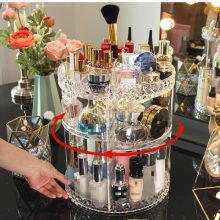  360 Rotating Cosmetics Organizer Adjustable Multi-Function Cosmetic