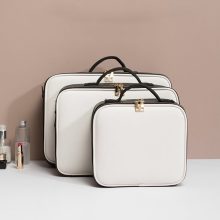 Storage Bag with Adjustable Compartments For Toiletry Brush Divider