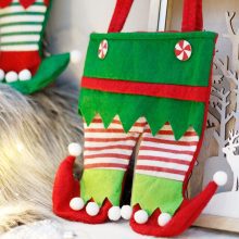 Treat With Handle Christmas Candy Bag Portable