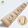 Closet Wooden Hat Racks Coat Hanger Wall Hook Rails
