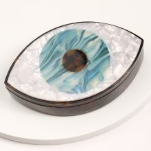 Handmade Evil Eye Acetate Jewelry Box Eye Shaped