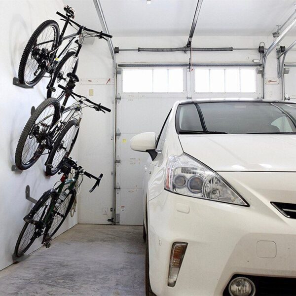 Bicycle Cycling Pedal Padlocks Holder Bike Tire Wall Mount