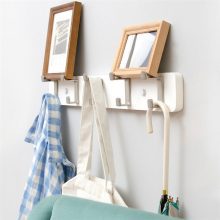 3/4/5 Hooks Creative Hook Wall Coat Rack
