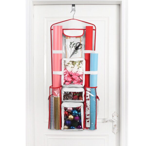 Gift Wrap Storage Bag Hanging Wrapping Paper Storage