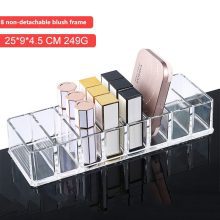 Portable Transparent Makeup Organizer Storage Box Make Up