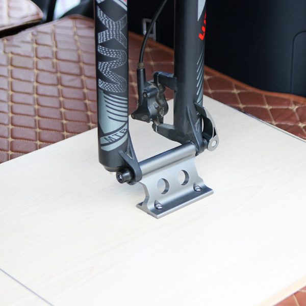 Explore Beyond Limits with the Portable Alloy Bicycle Front Rack Carrier - Quick Release, Versatile, and Ideal for Carrying Your Bike Anywhere