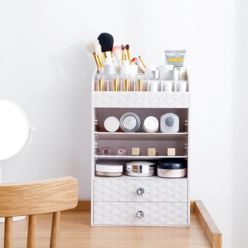 Large Makeup Organizer Cosmetic Storage Box Skin Care