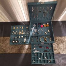  Large Capacity Jewelry Box Multilayer Ring Necklace