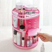 360-degree Rotating Makeup Organizer Brush Holder