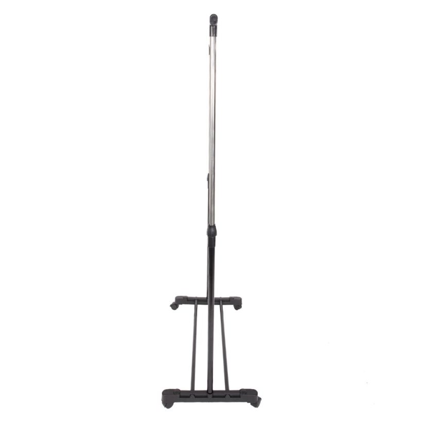 Dual-bar Vertical & Horizontal Stretching Stand Clothes Rack