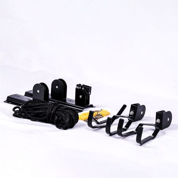 Ceiling Lift Mount for Bicycle Storage Repair W/ Locking Mechanism