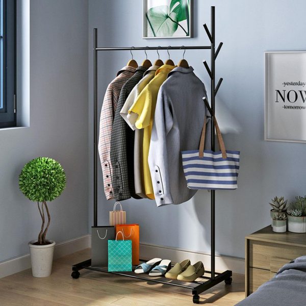 3 in 1 Drying Rack Multifunction Clothes Hanger Coat Rack