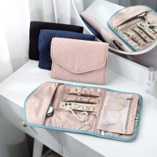 Travel Jewelry Organizer Roll Foldable Jewelry Case
