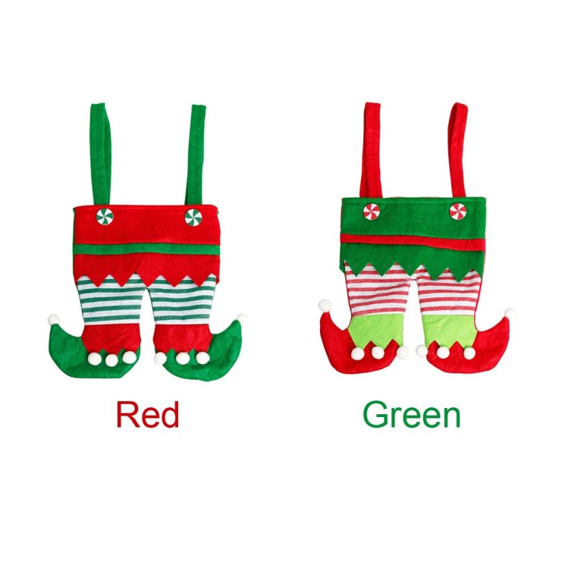 Decor Santa PantS Kids Wedding Packaging Reusable Treat