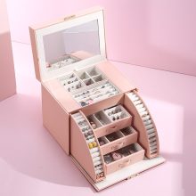 Large Jewelry Box With Mirror