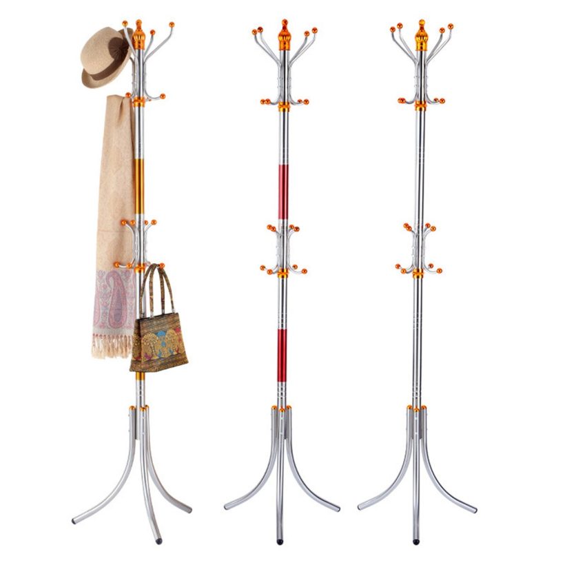 Hat Display Stand Floor Coat Rack Multi Hooks