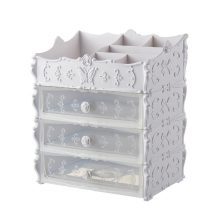 Fashion Plastic Cosmetic Drawer Container Makeup Organizer Box