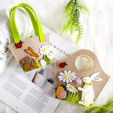Gift Wrap Storage Handbags Rabbits Eggs Flowers