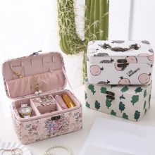 Makeup Organizer Women Travel Jewelry Bo
