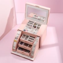 Large Jewelry Box With Mirror