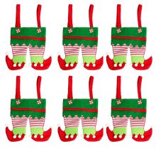 Decor Santa PantS Kids Wedding Packaging Reusable Treat