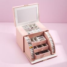 Large Jewelry Box With Mirror