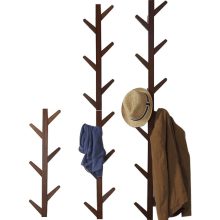 Stylish Bamboo Tree Shaped Wall-Mounted Coat Rack – 10 Hook Garment Hanger for Home Organization