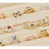 Jewelry Storage Organizer Earrings Ring Box Case