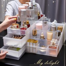Large Capacity Drawer Makeup Organizer Jewelry Cosmetic Storage Box