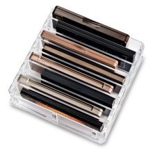Portable Transparent Makeup Organizer Storage Box Make Up