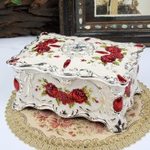 Big Enamel Diamond-studded Jewelry Box European Gift Storage Case