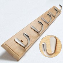 Hanger Hooks Living Room Closet Wooden Hat Racks Coat Hanger