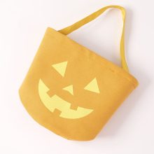 Halloween Bucket Gift Wrap Cotton Handbag
