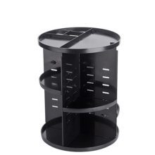 360 Rotating Acrylic Cosmetic Makeup Organizer DIY