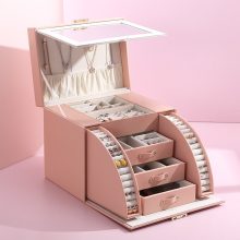 Large Jewelry Box With Mirror
