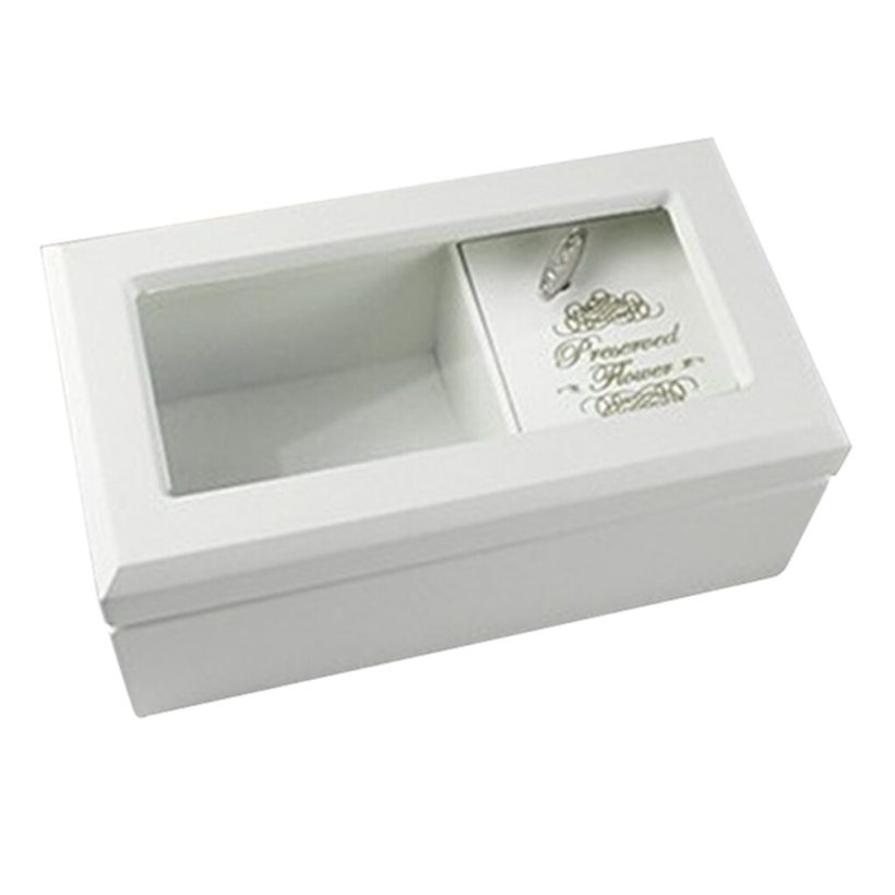 Wooden Musical Jewelry Box Display Case Jewely Organizer