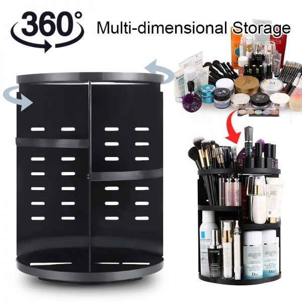 New 360 Degree Rotation Makeup Organizer Cosmetics