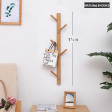 New 8/11 Hooks Coat Rack Wall Solid Wood Wall Hanging