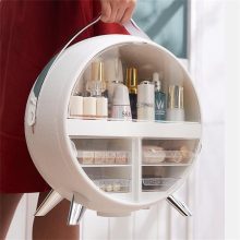 Nordic Cosmetic Storage Box Home Desktop Drawer LED